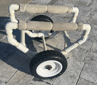15 year old kayak cart